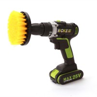 electric drill brush car wheel and rim wash brush